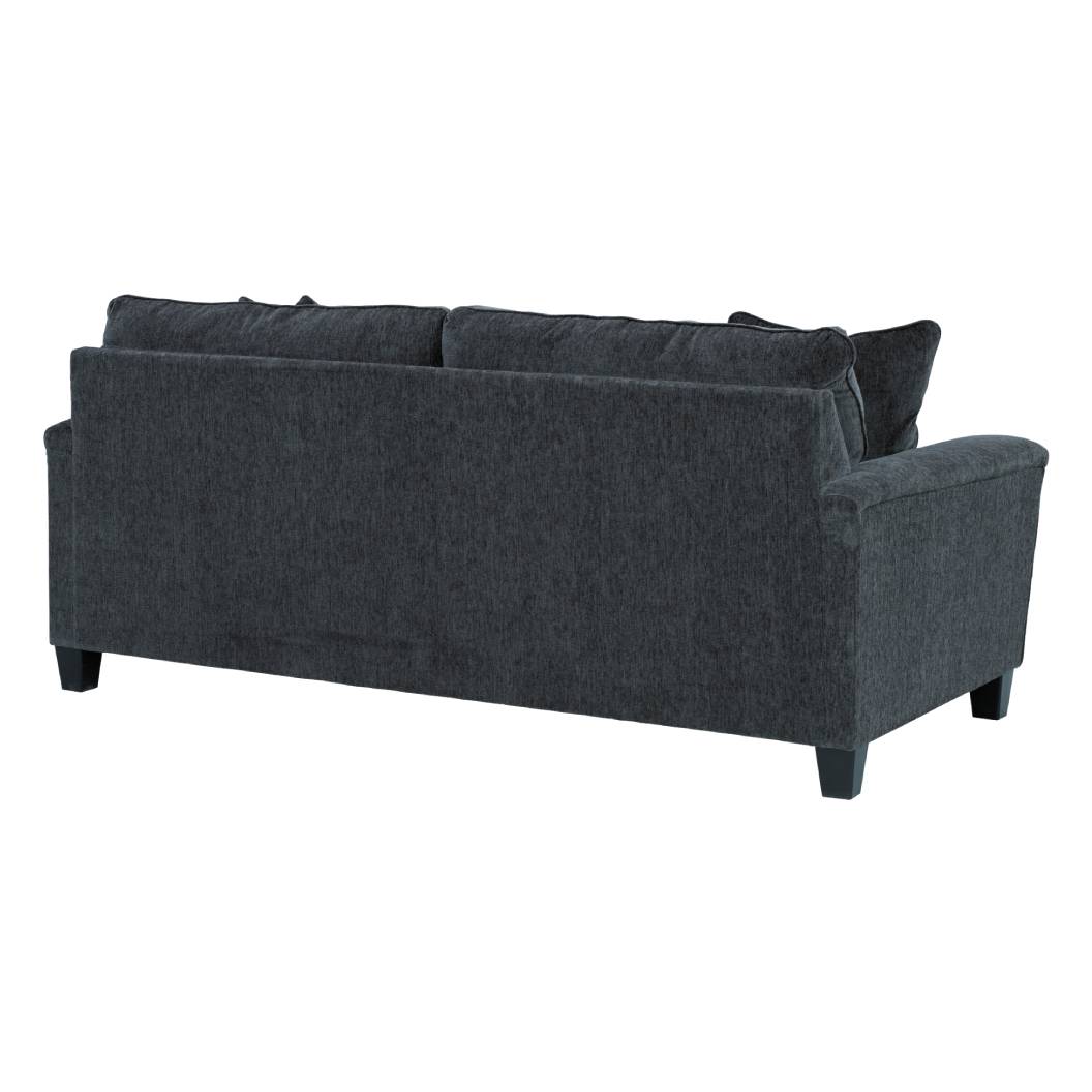 Sofa lit queen gris foncé tissu - Abinger
