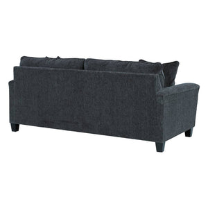 Sofa lit queen gris foncé tissu - Abinger