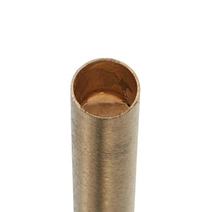 Bougeoir de sol en métal laiton brossé - Garcia