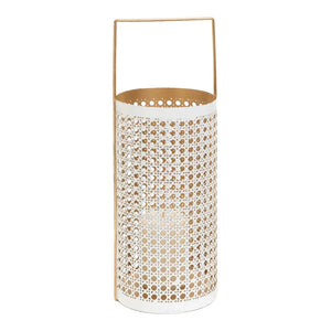 Lanterne en émail de fer avec poignée intégrée - Bengta