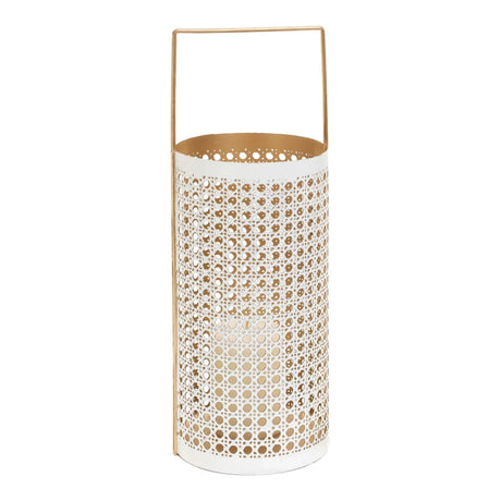 Lanterne en émail de fer avec poignée intégrée - Bengta