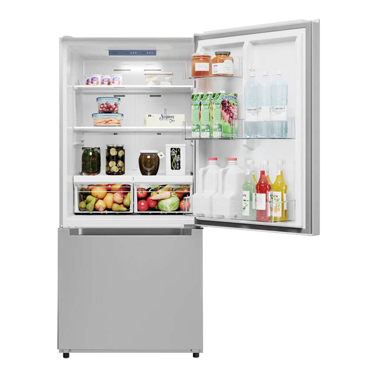 Réfrigérateur congélateur bas Inox 30po