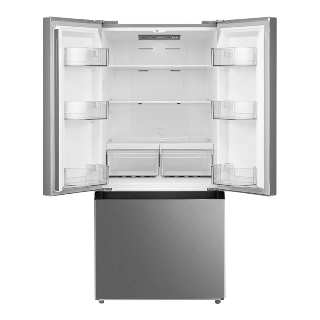 Réfrigérateur porte française 30 po 3 portes 18,4 pi³ Inox Multi Airflow