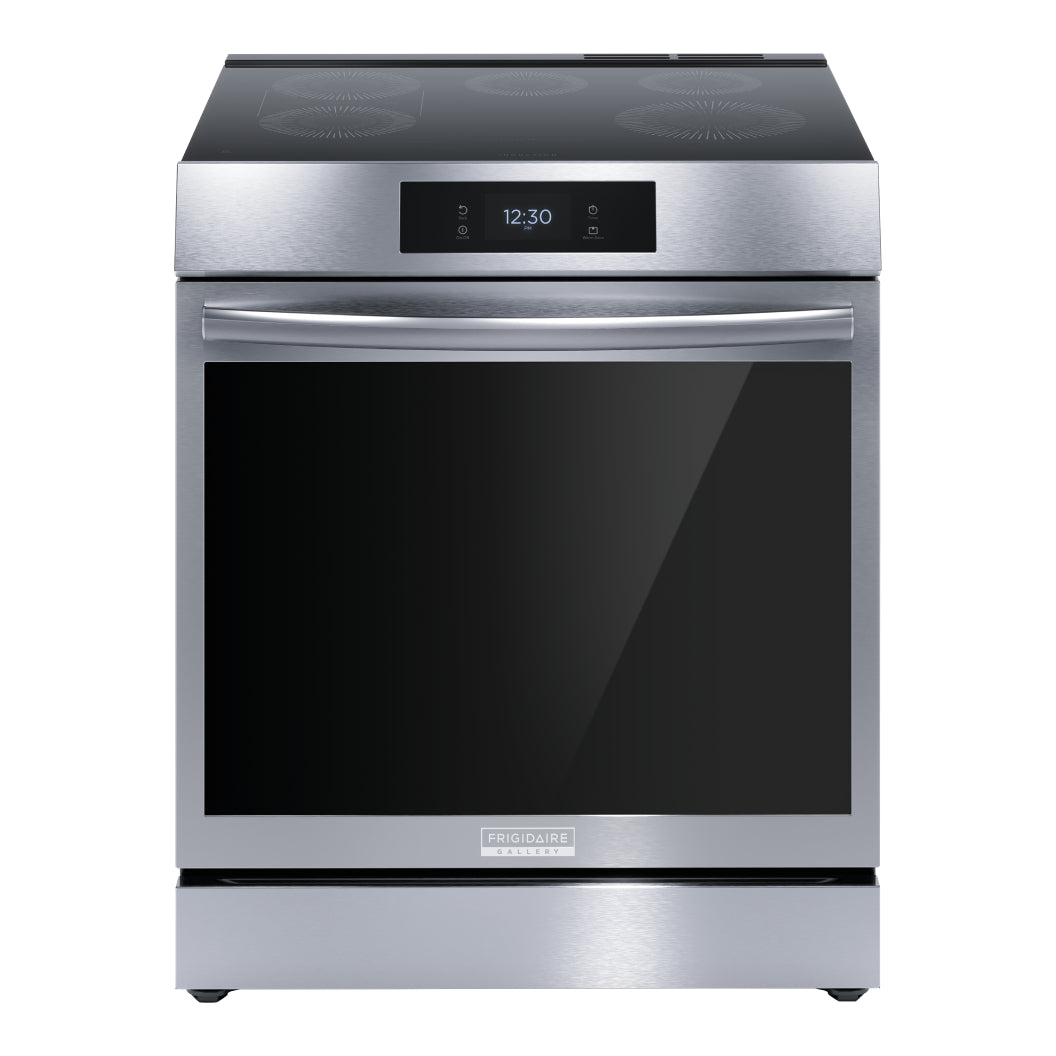 Cuisinière à induction encastrable 30 po, 6,2 pi³ Inox avec Convection Totale et TempLock™