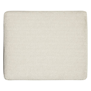 Ottoman en tissu crème - Hazela