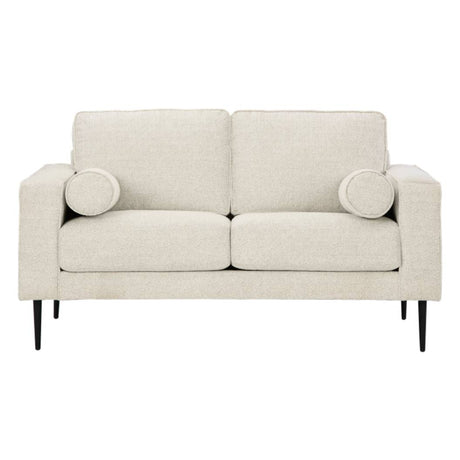 Causeuse crème tissu - Hazela