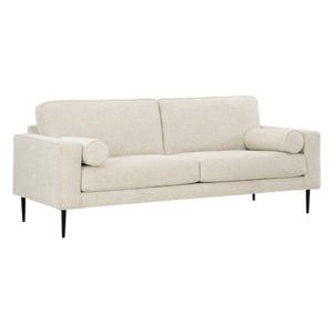 Sofa condo en tissu crème - Hazela