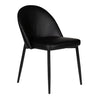 Chaise de salle à manger rembourrée en cuir - Emma