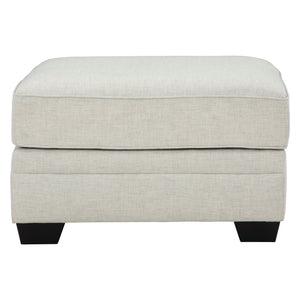 Ottoman surdimensionné Huntsworth en tissu gris