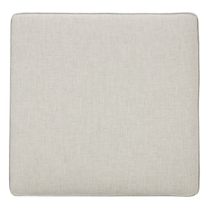 Ottoman surdimensionné Huntsworth en tissu gris