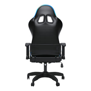 Chaise de bureau pivotante aspect cuir bicolore - Lynxtyn