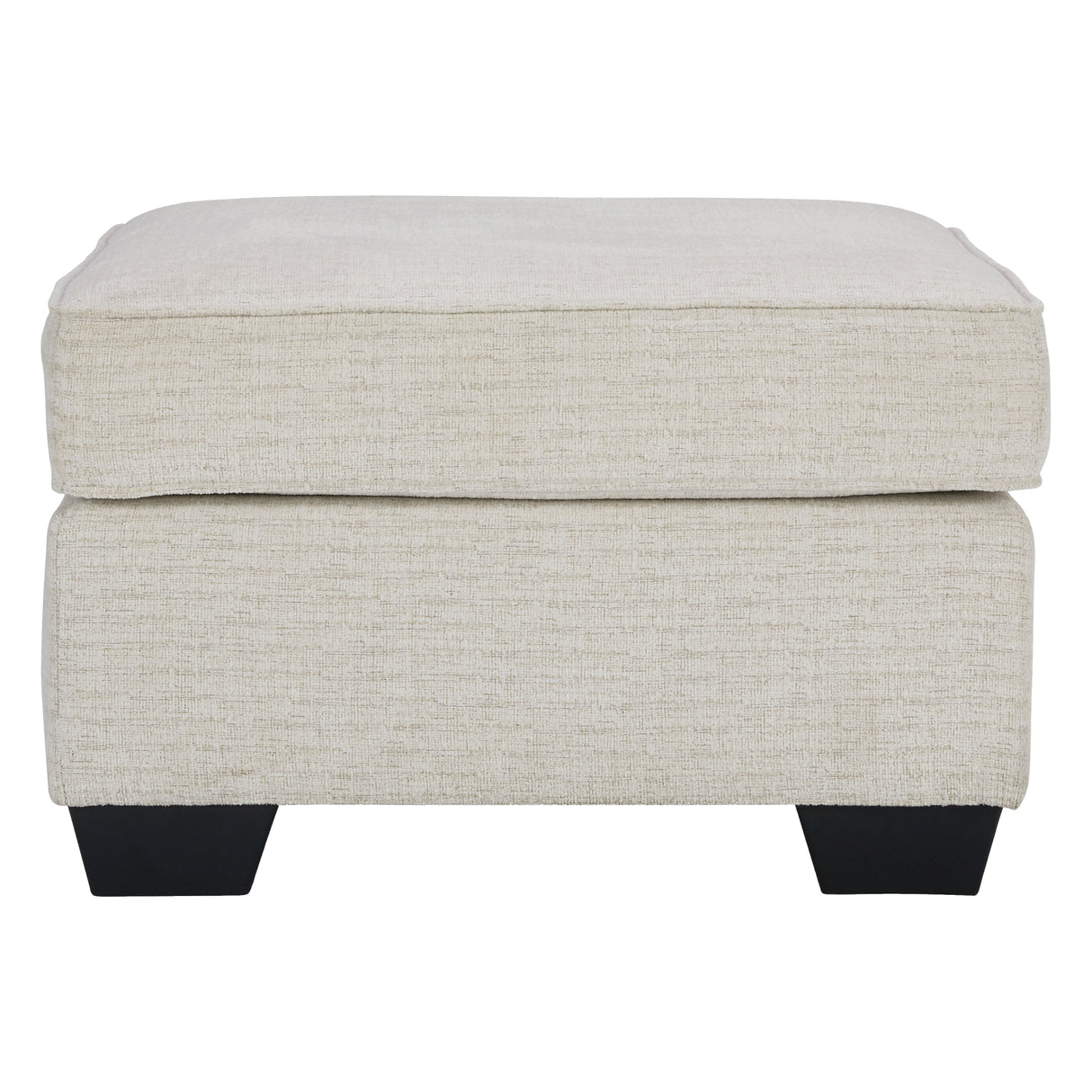 Ottoman Cashton en tissu beige pâle
