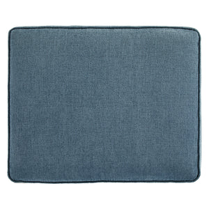 Ottoman Cashton en tissu bleu