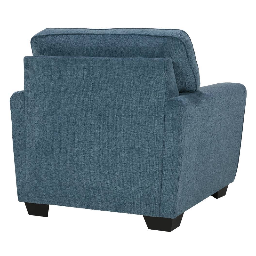 Fauteuil en tissu bleu - Cashton