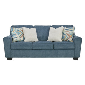 Sofa en tissu texturé avec coussins - Cashton