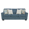 Sofa en tissu texturé avec coussins - Cashton