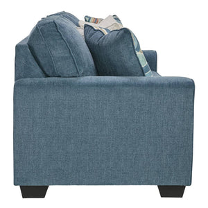 Sofa en tissu texturé avec coussins - Cashton