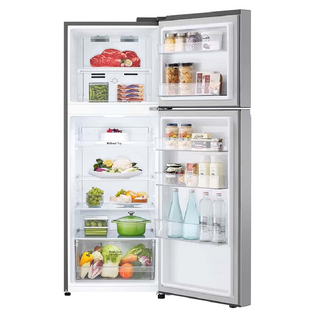 Réfrigérateur à congélateur supérieur, profondeur comptoir 24 po, 11 pi³ Argent platine avec MultiAirFlow®