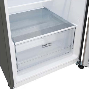 Réfrigérateur à congélateur supérieur, profondeur comptoir 24 po, 11 pi³ Argent platine avec MultiAirFlow®