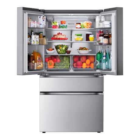 Réfrigérateur portes françaises Inox 36po