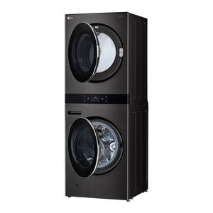 Tour de lavage chargement frontal 32 po 5,8 pi³/7,4 pi³ Inox noir