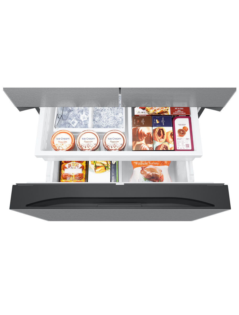 Réfrigérateur portes françaises Inox 36po