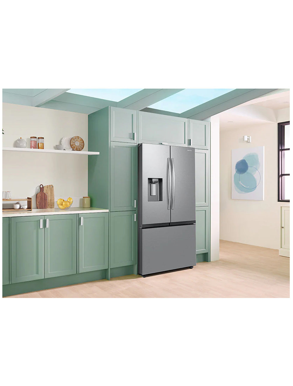 Réfrigérateur portes françaises Inox 36po