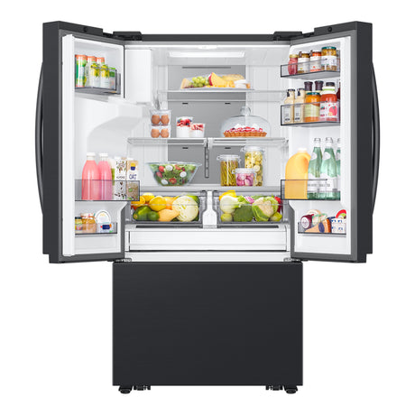 Réfrigérateur portes françaises Inox noir 36po