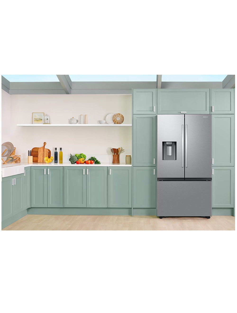 Réfrigérateur portes françaises inox 36po