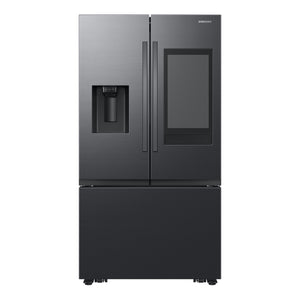 Réfrigérateur portes françaises Noir 36po
