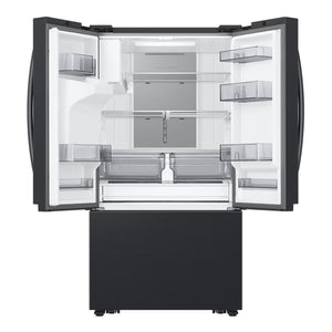 Réfrigérateur portes françaises Noir 36po