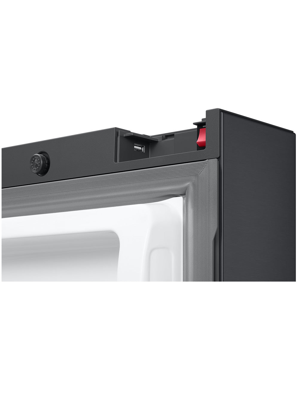 Réfrigérateur portes françaises Noir 36po