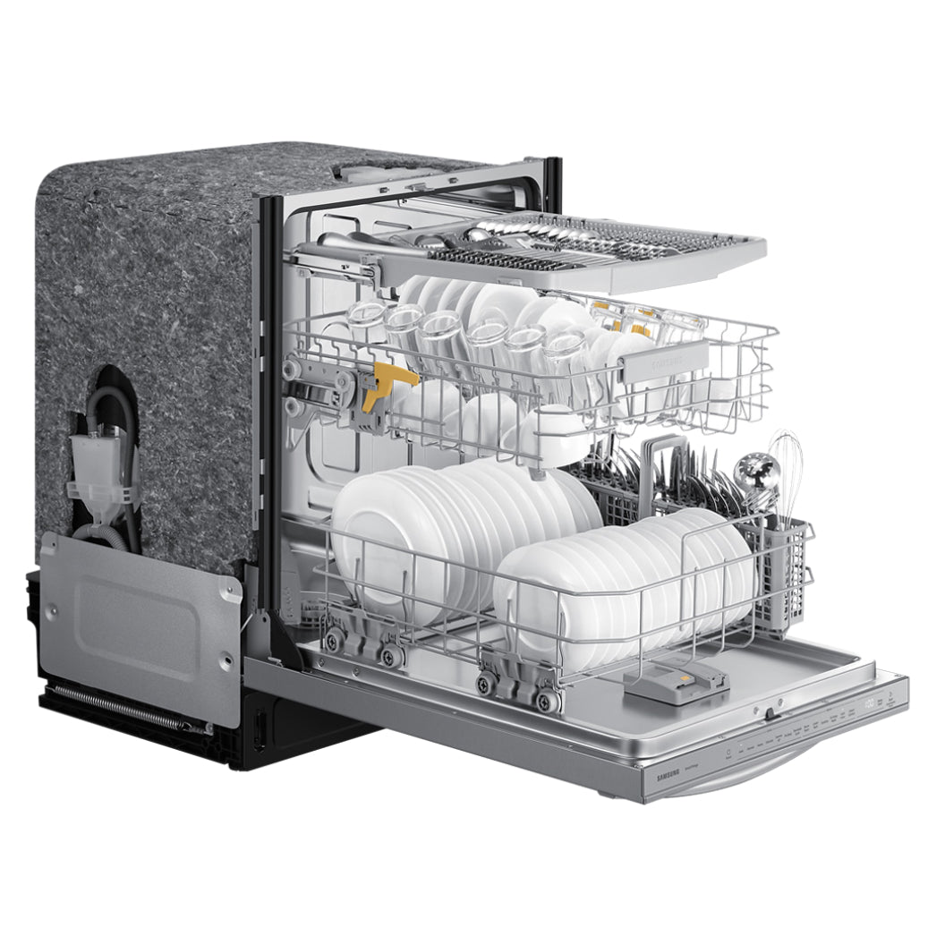 Lave-vaisselle intelligent encastrable 24 po, 46 dBA Inox avec StormWash+™