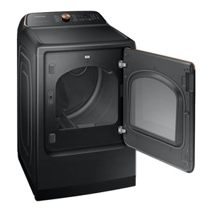 Sécheuse frontale électrique 7,4 pi³, acier noir - Série 7550 Vapeur