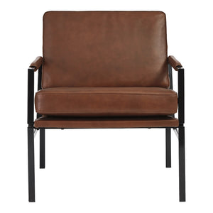 Chaise d'appoint en cuir - Puckman