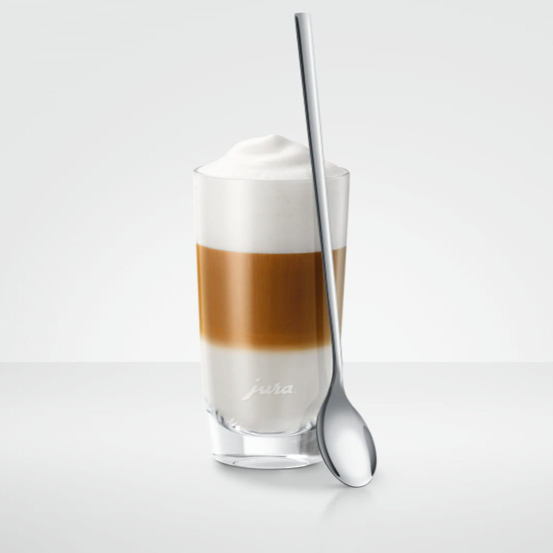 Ensemble de 6 cuillères à latte macchiato - 22 cm