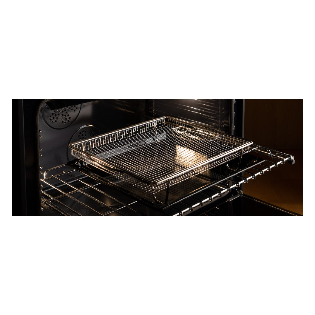 Cuisinière à induction 36 po, 5,7 pi³ Inox noir - Série Héritage avec Air Fry