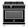 Cuisinière biénergie 36 po, 5,7 pi³ avec 6 brûleurs -  Série Heritage