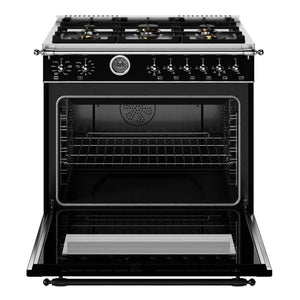 Cuisinière biénergie 36 po, 5,7 pi³ avec 6 brûleurs -  Série Heritage