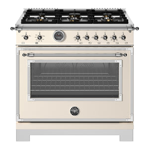 Cuisinière à gaz 36 po, 5,9pi³ avec 6 brûleurs - Série Heritage