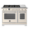 Cuisinière biénergie 48po, 4,6 pi³ avec 6 brûleurs - Série Heritage