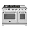 Cuisinière biénergie 48po, 4,6 pi³ avec 6 brûleurs - Série Heritage