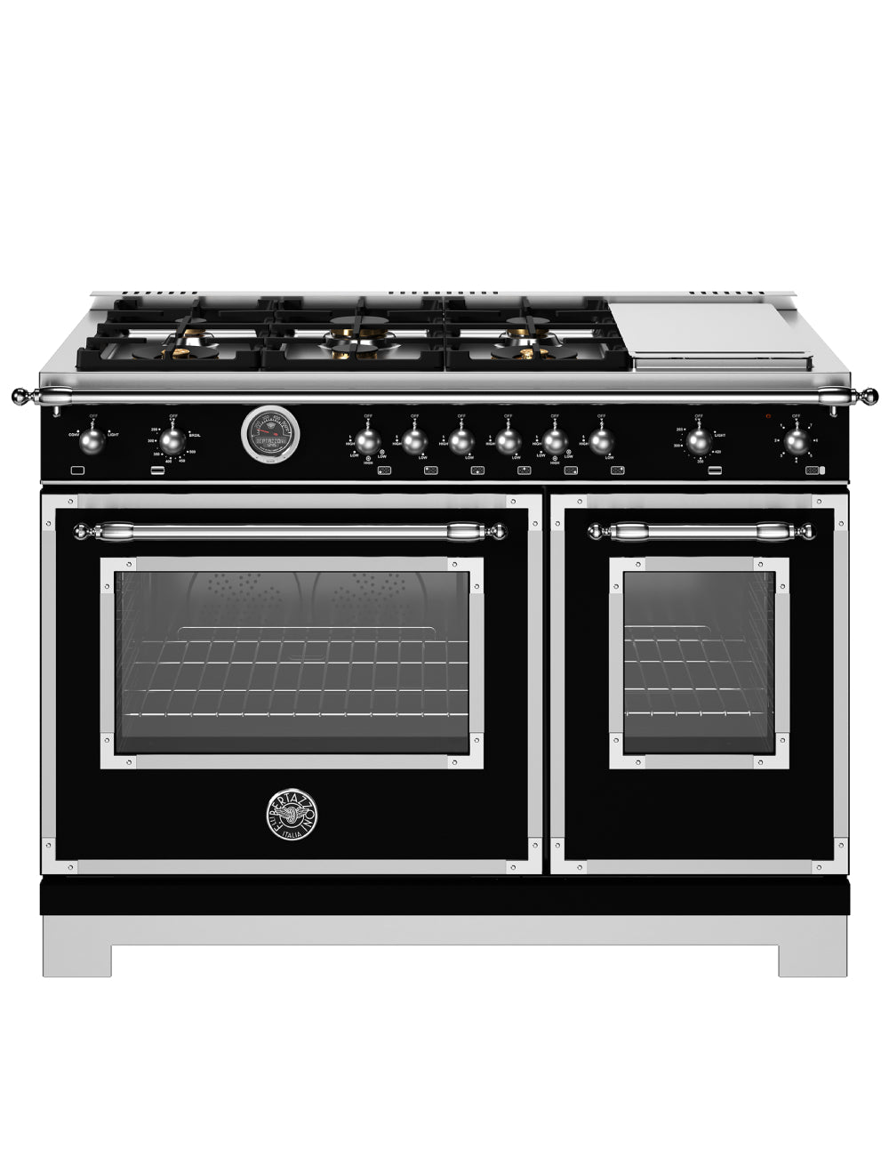 Cuisinière au gaz autoportante 48 po. Noir