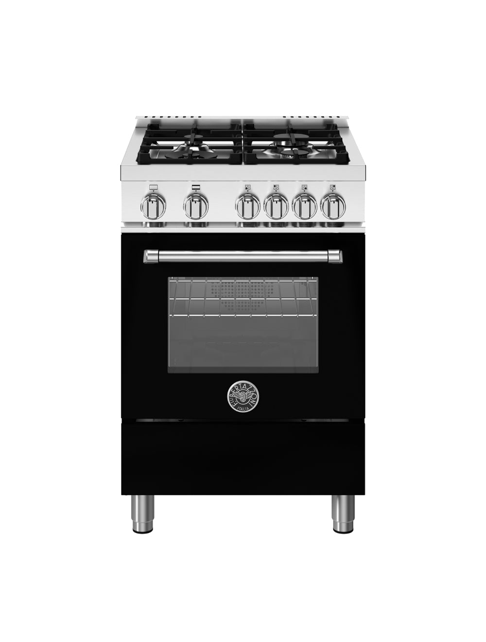 Cuisinière au gaz autoportante 24 po. 2,5 pi³ Noir