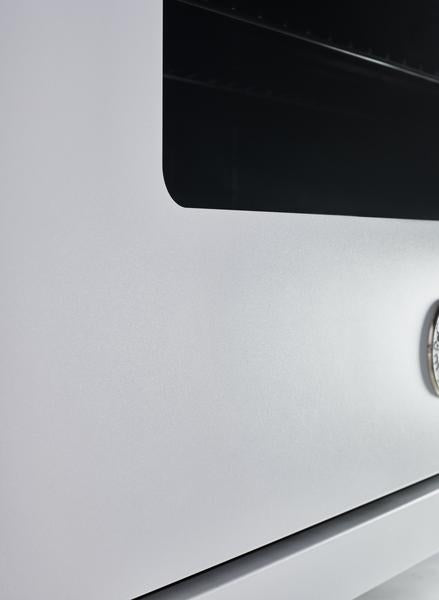 Cuisinière biénergie 30 po, 4,7 pi³ Blanc - Série Master avec 5 brûleurs et convection double