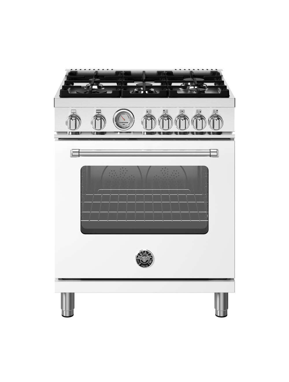 Cuisinière au gaz autoportante 30 po 4,7 pi³ Blanc