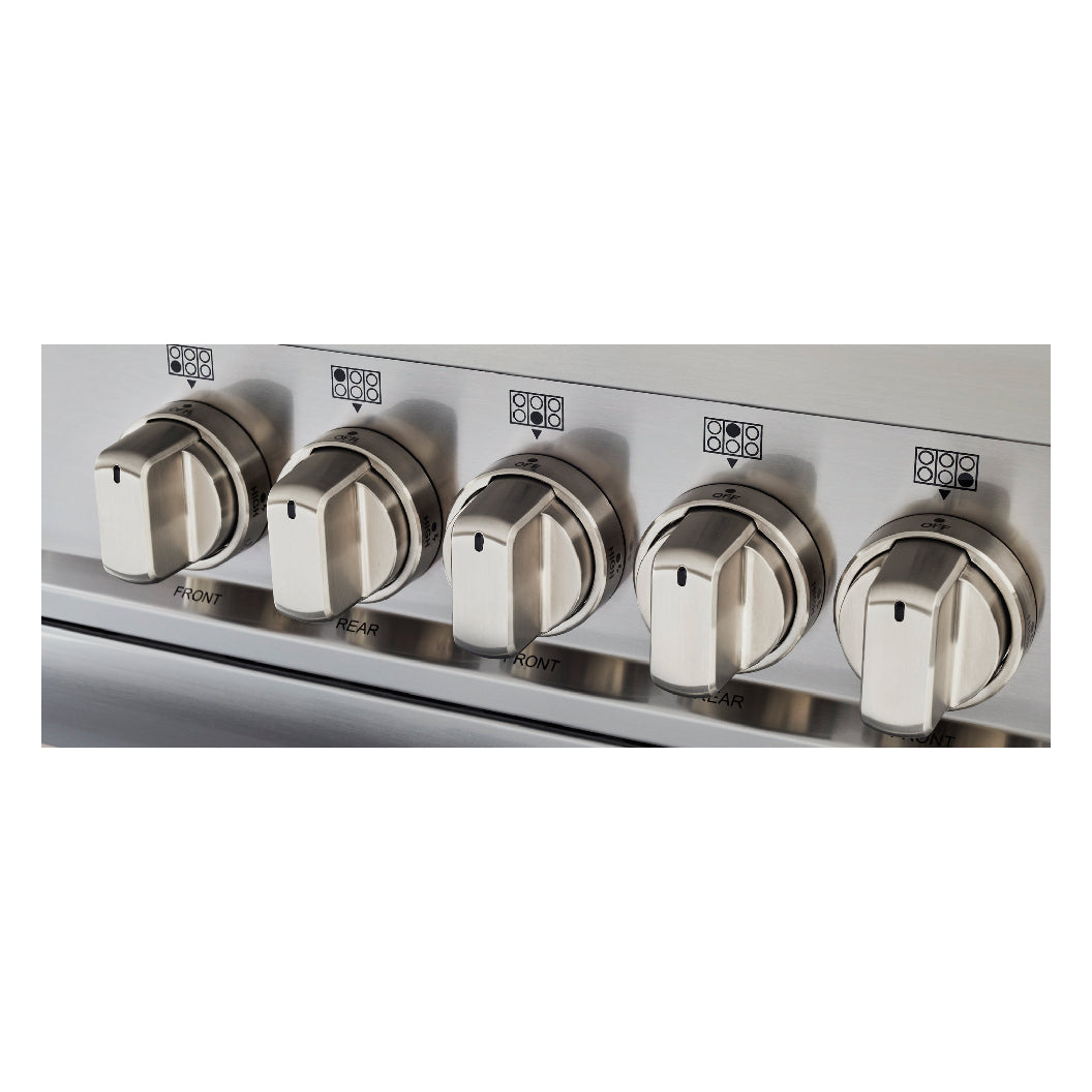 Cuisinière au gaz 30 po, 4,7 pi³ Inox - Série Master avec 5 brûleurs MonoBloc en fonte