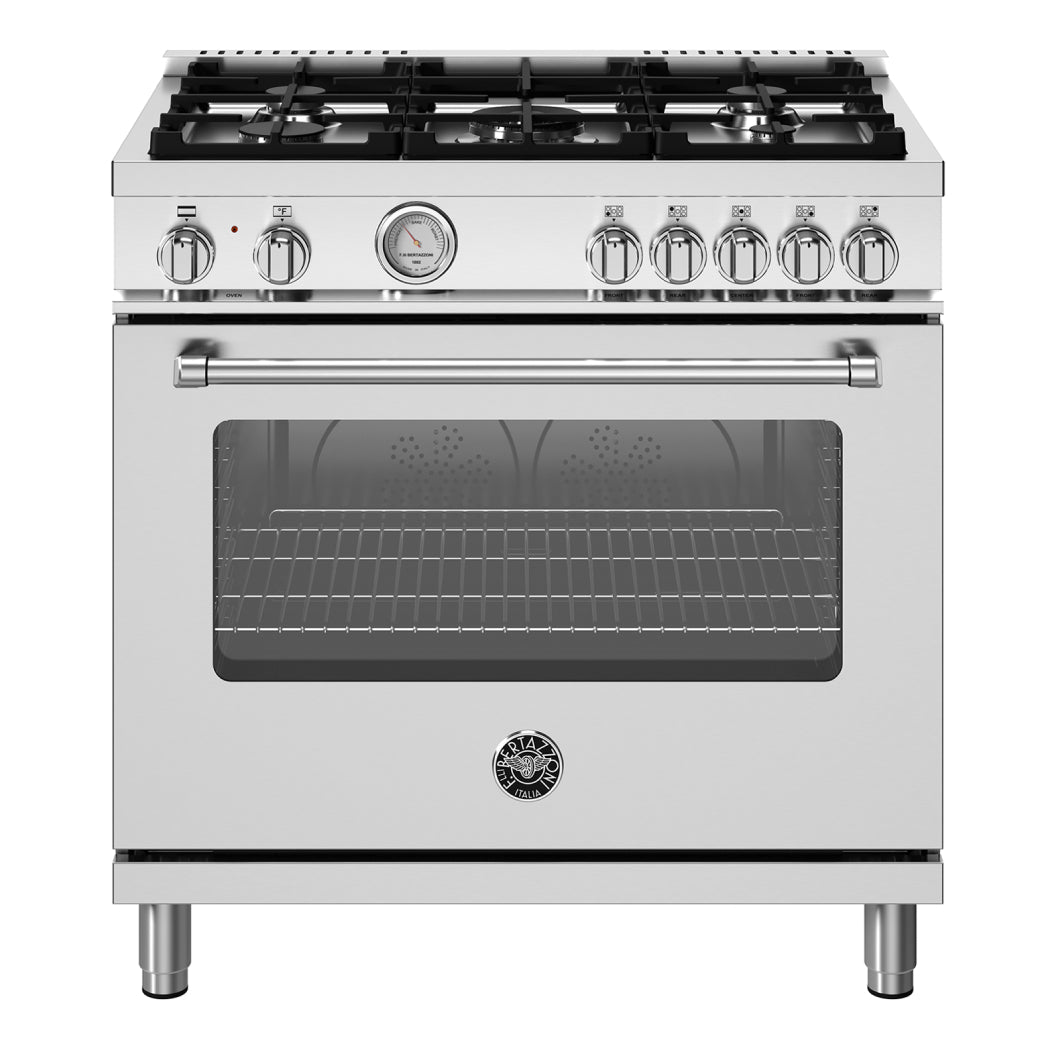 Cuisinière biénergie 36 po, 5,9 pi³ avec 5 brûleurs - Série Master
