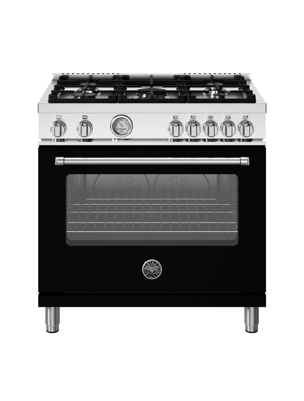 Cuisinière au gaz autoportante 36 po. 5,9 pi³ Noir