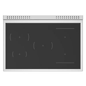 Cuisinière à induction 36 po, 5,9 pi³ Inox avec Convection double - Série Master